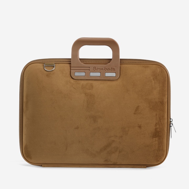 Geantă Bombata Camoscio 15, 6-16 inch Maro