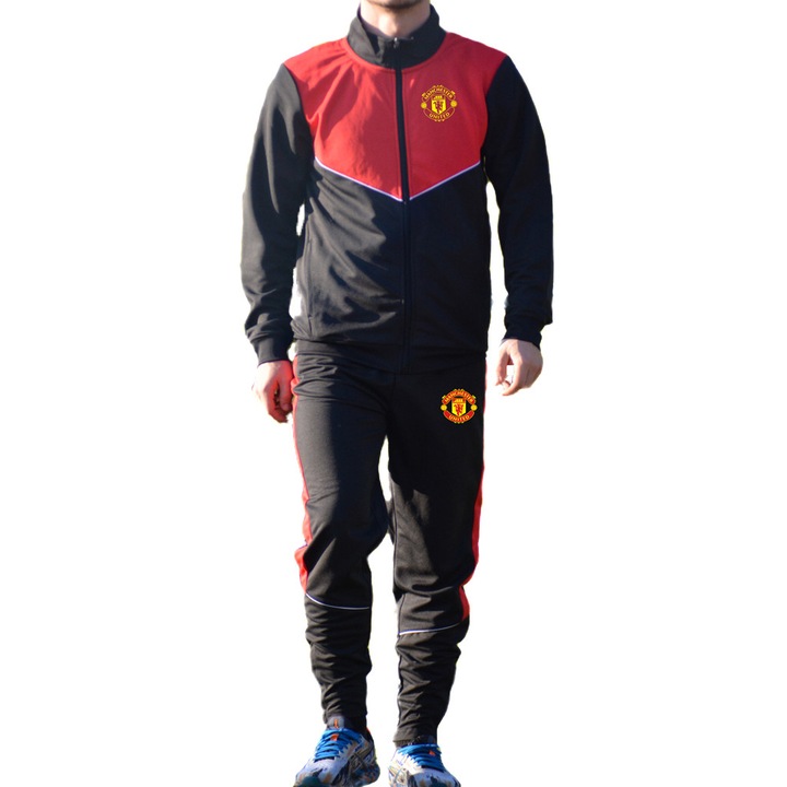 Trening Copii Munchester, Negru si Rosu, Rosu/Negru