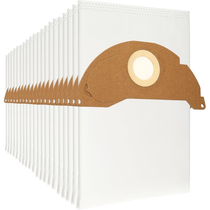 20 darabos porszívózsák készlet, ReThinq, Karcher kompatibilis a következő modellekkel: WD 2 & MV 2, WD 2.200, WD 2.250