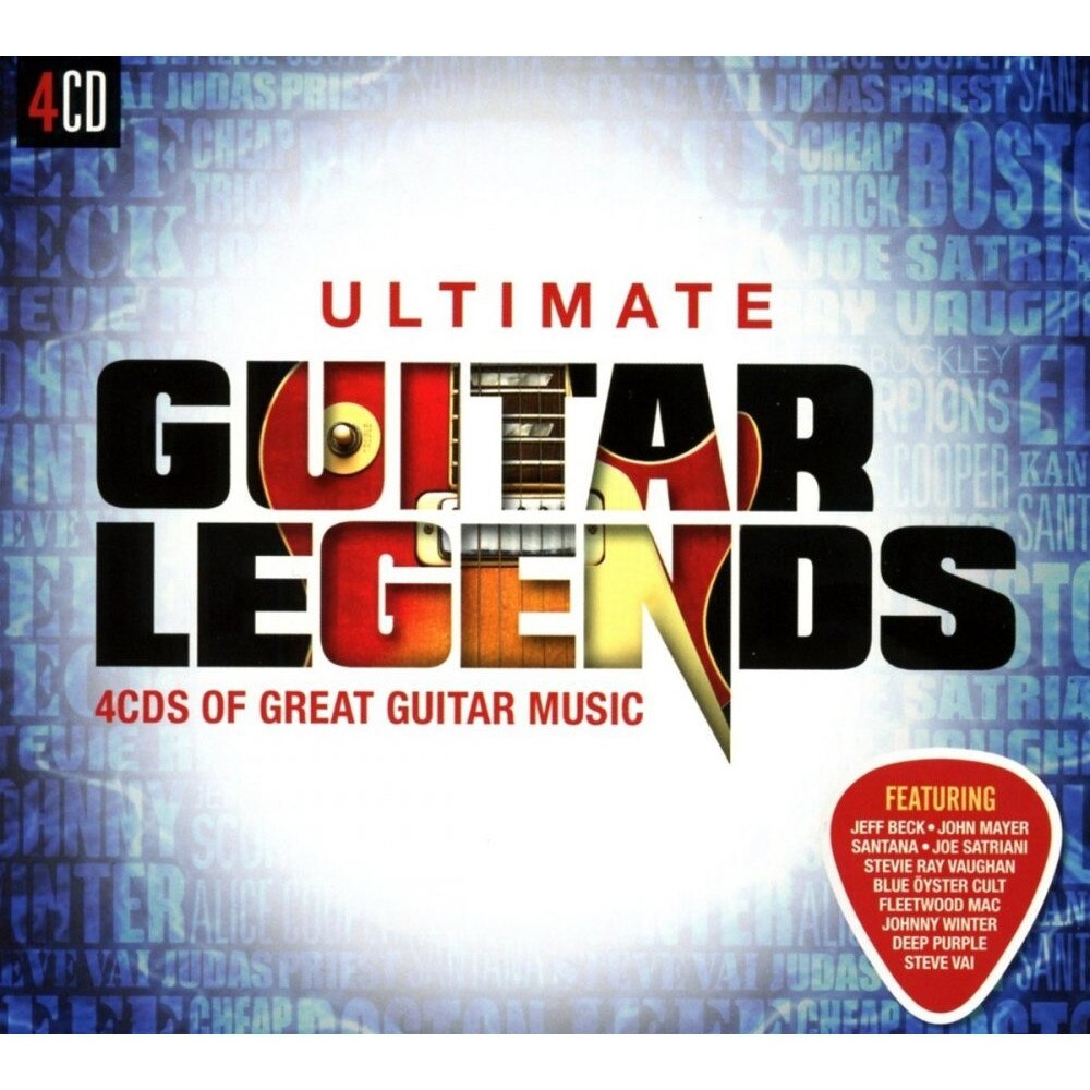 Feat.Boston,Heart,Toto,Lou Reed,Motorhead,Bob Dylan etc - Ultimate....Guitar Legends (4CD)