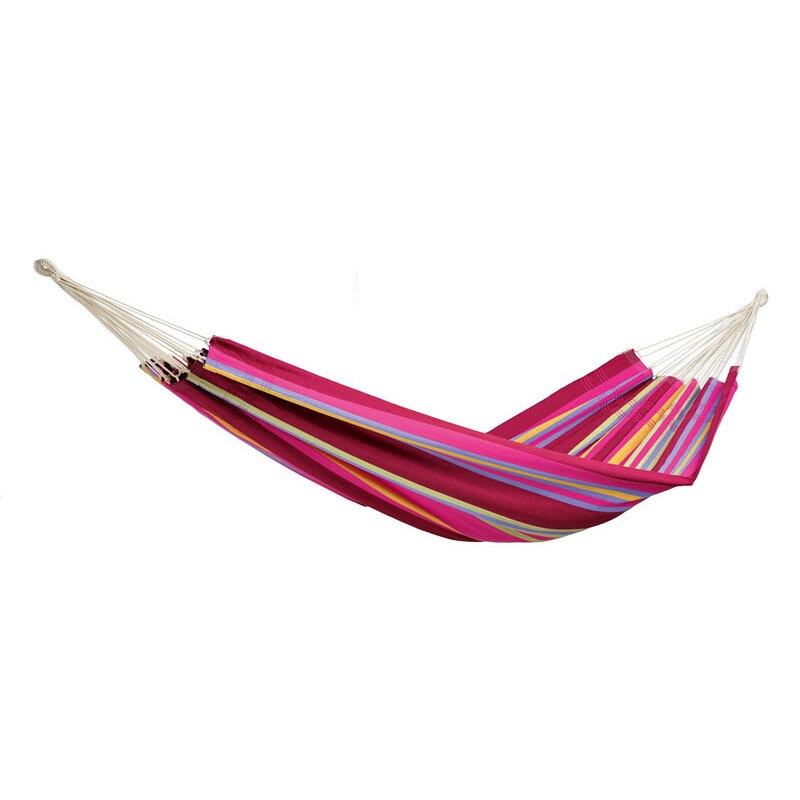 Hamac dublu Amazonas Barbados, Bumbac/Poliester, 340 x 150 cm, Roz
