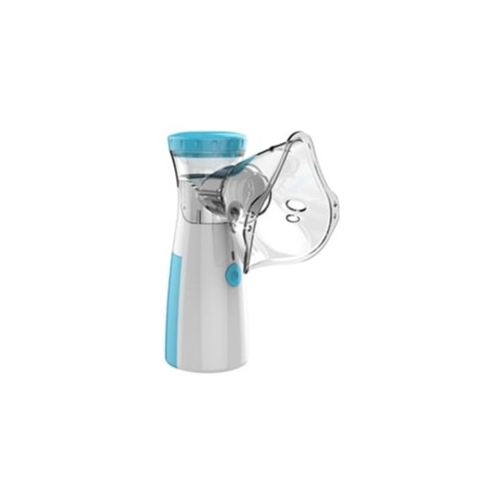 Nebulizator portabil pentru calatorii si utilizare acasa, zgomot redus, albastru, Aparate aerosoli copii