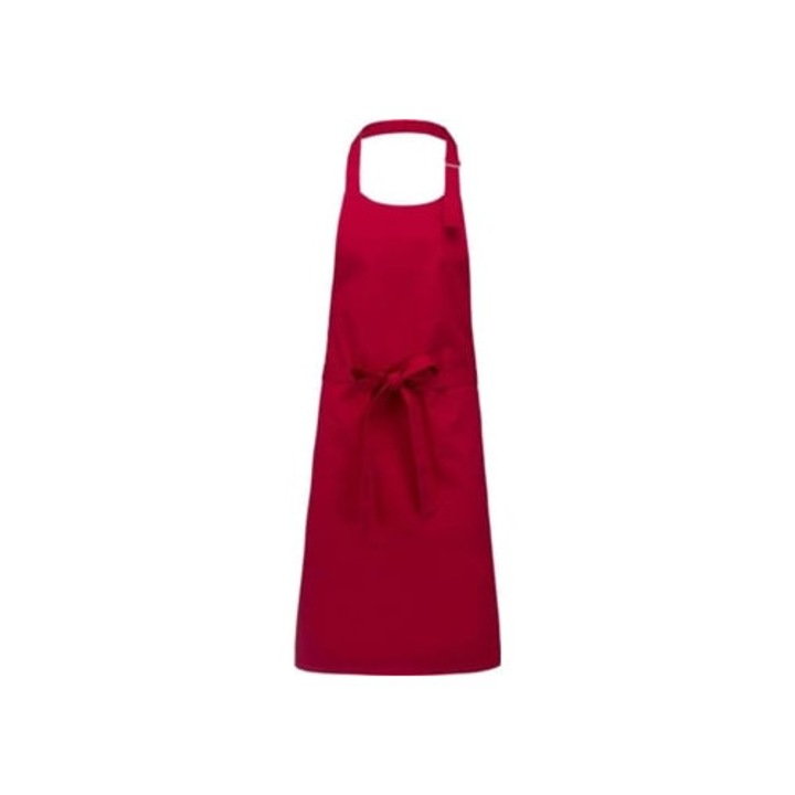 Sorturi bucatarie si gratar, sort rosu din bumbac, 90x76cm