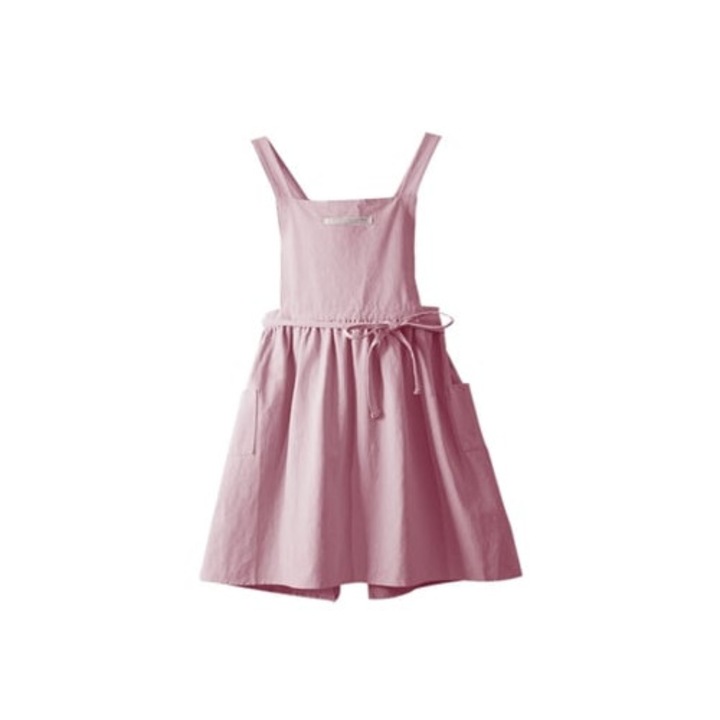 Sort vintage din bumbac si in pentru femei si fete, ajustabil, cu doua buzunare mari