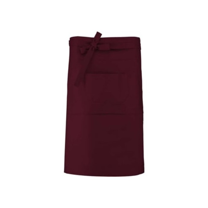 Sorturi bucatarie si gratar, sort lung, rosu, bumbac, 62.5x90cm