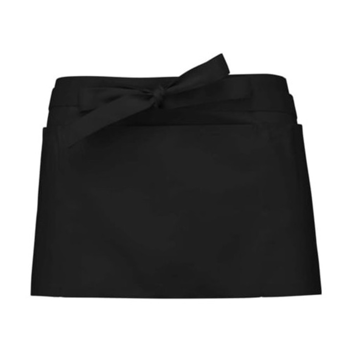 Sort de bucatarie scurt, negru, 26x70cm