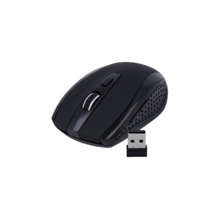 Mouse optic wireless Aquaforge Maxlife 800/1000/1600 DPI, negru
