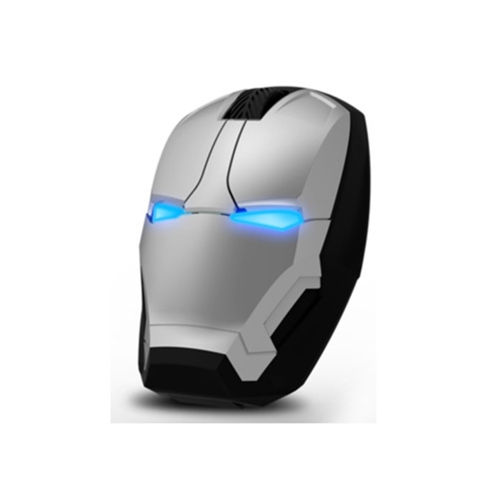 Mouse gaming wireless ergonomic Aquaforge Iron Man 24g, portabil