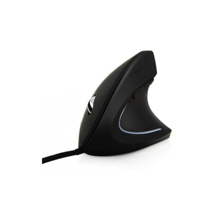 Mouse vertical ergonomic dreptaci USB cablat 1600dpi, Aquaforge