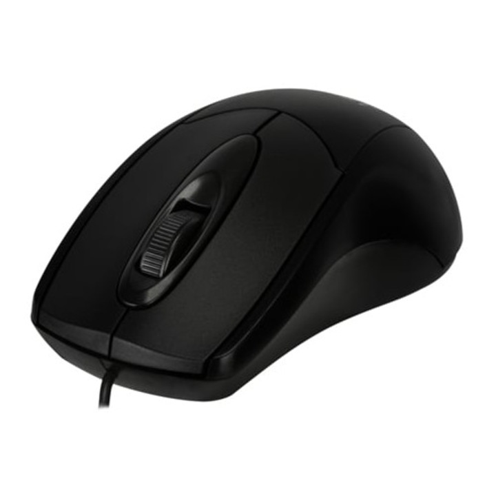 Mouse LIFETECH MOU010, cablu USB, 1000dpi, negru