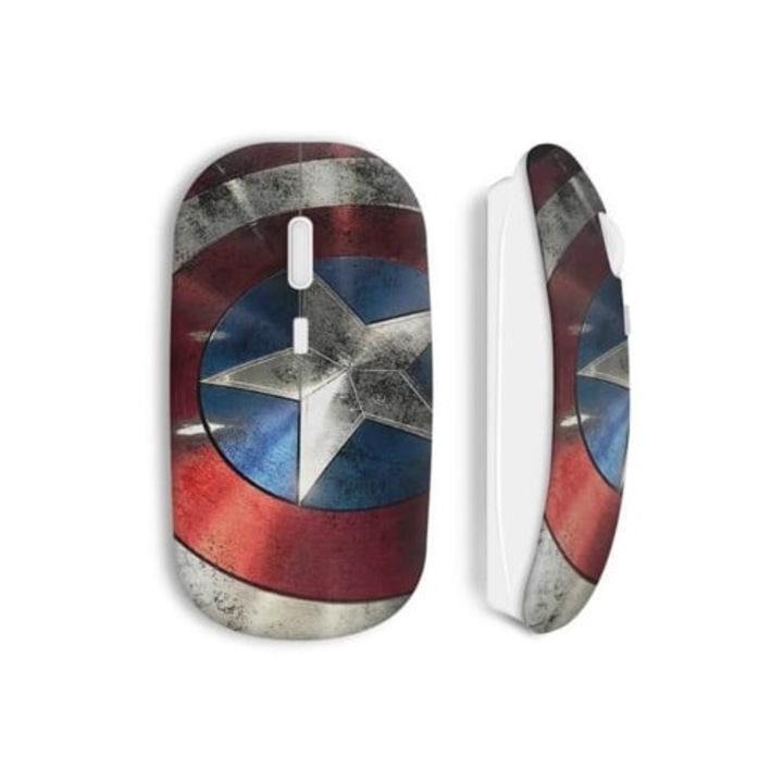 Mouse wireless Captain America Shield, set