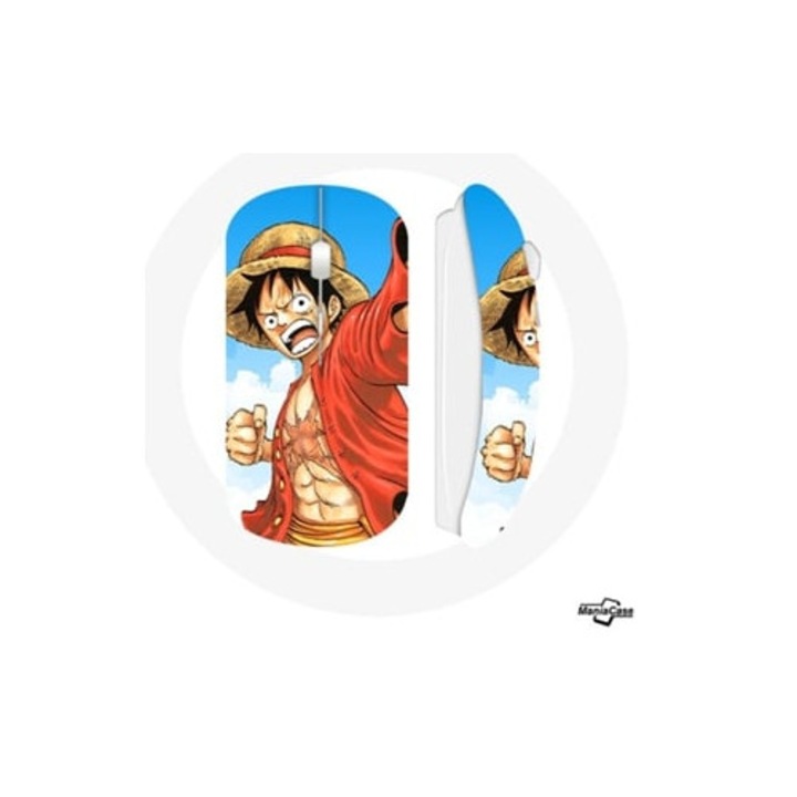 Mouse wireless Manga One Piece Luffy, 2.4GHz, design anime