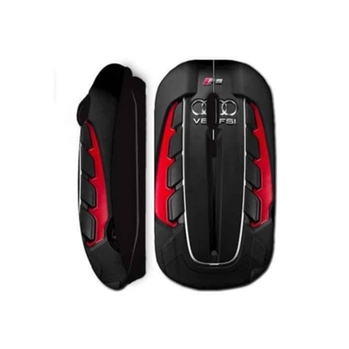 Mouse wireless Audi RS V8 Motor negru