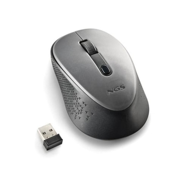 Mouse wireless NGS Dew, gri