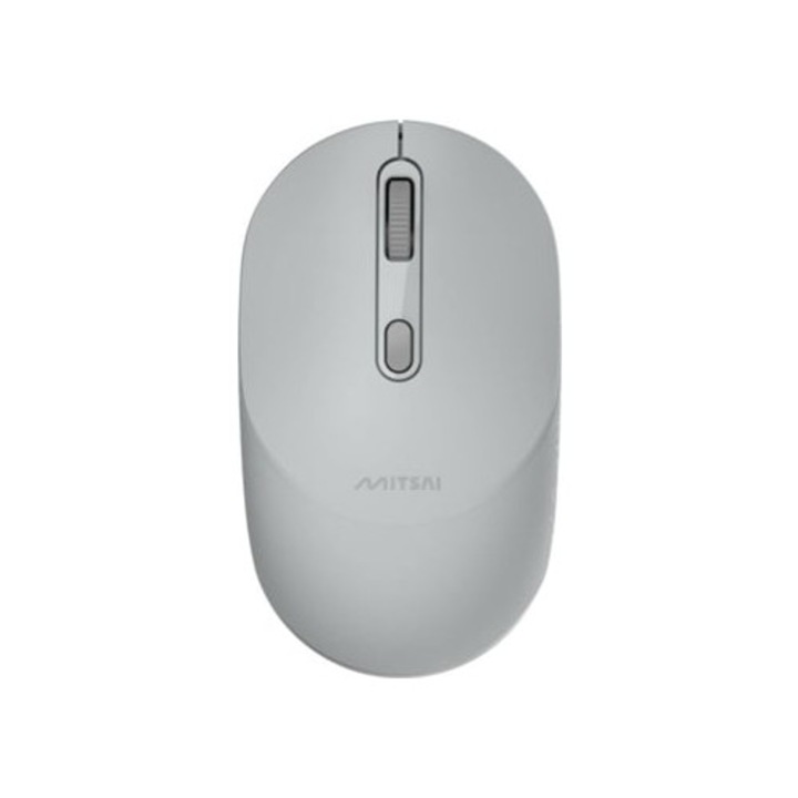 Mouse portabil MITSAI wireless 1600 dpi gri