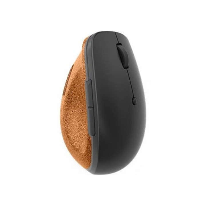 Mouse wireless optic Lenovo Go 2400 dpi, drept, negru