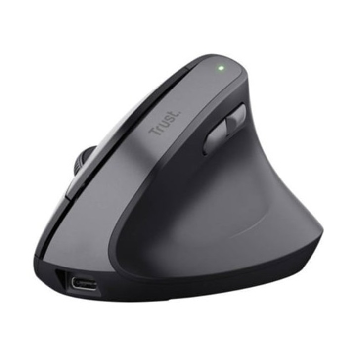 Mouse ergonomic wireless TRUST Bayo II, negru
