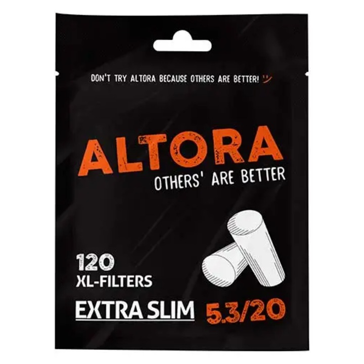 Filtre Rulat Tigari Altora Extra Slim 5.38x20mm, 120 bucati