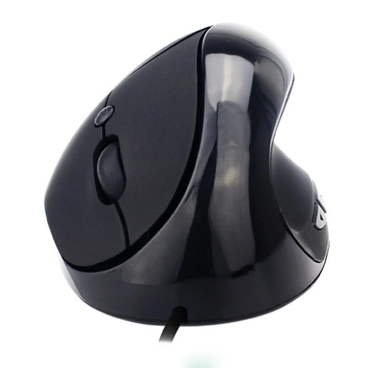 Mouse vertical ergonomic cu fir, 3 moduri DPI, Lurelia