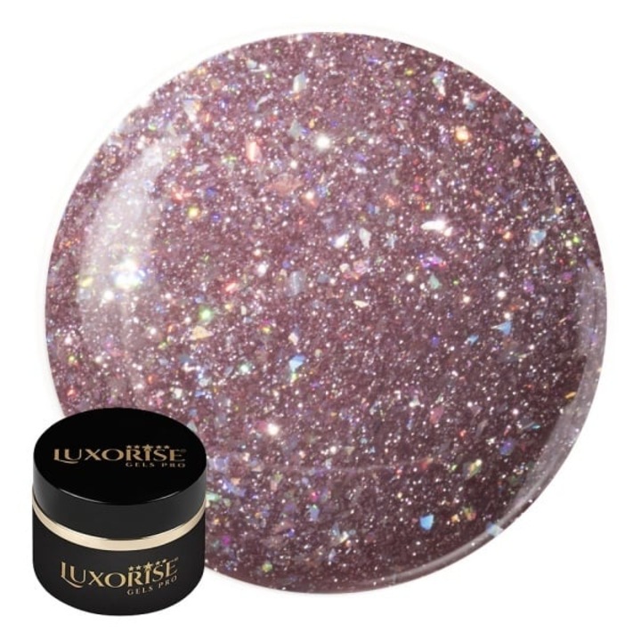 Gel UV Constructie Unghii RevoFlex LUXORISE 15ml, Wild Glitz