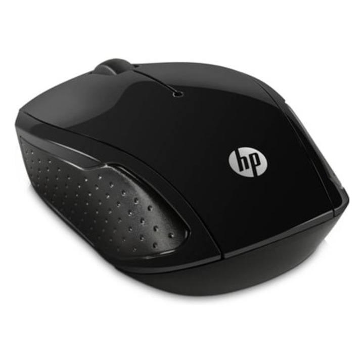 Mouse wireless HP 200, 1000 dpi, negru