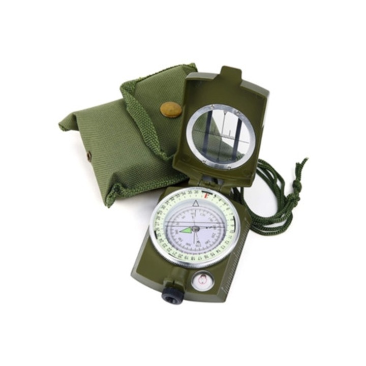Vízálló katonai iránytű navigációhoz és túléléshez