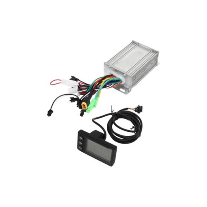 Controler motor fara perii cu panou LCD pentru trotinete electrice si biciclete