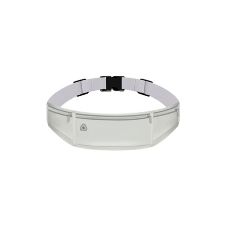 Sporttáska, szürke, rugalmas nylon, vízálló, nagy kapacitású