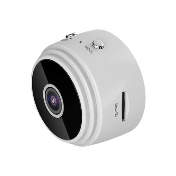 Camera spion mini, 1080P, wireless, alb