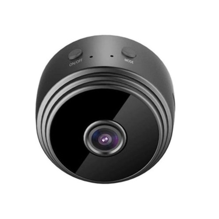 Camera spion mini, 4K HD, detectare miscare, interior/exterior, WiFi