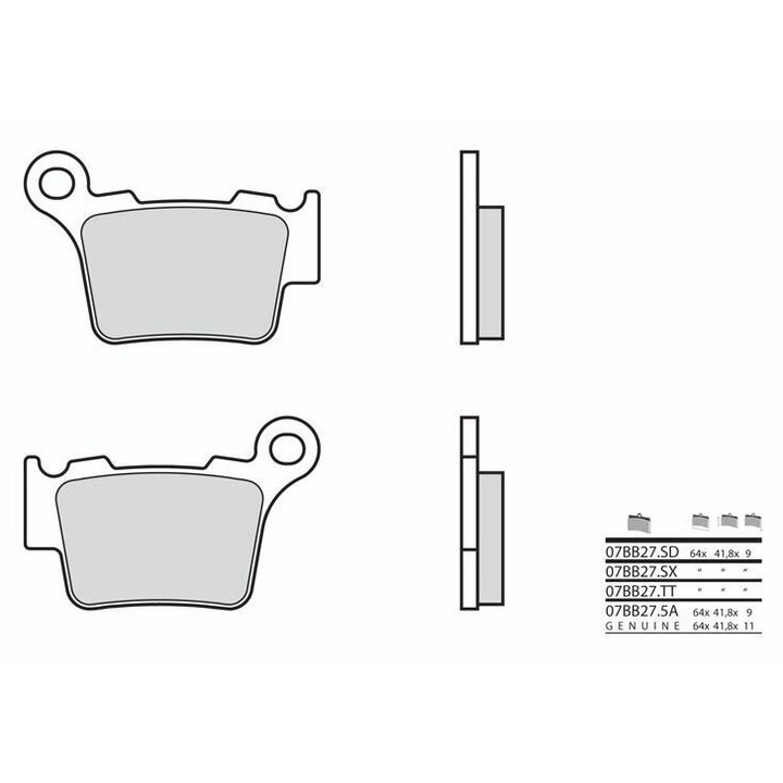 BREMBO Fékbetétek
