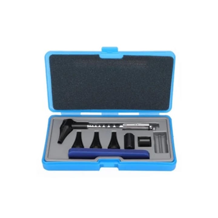 Kit diagnostic oftalmoscop LED 5-in-1, dispozitive monitorizare medicala