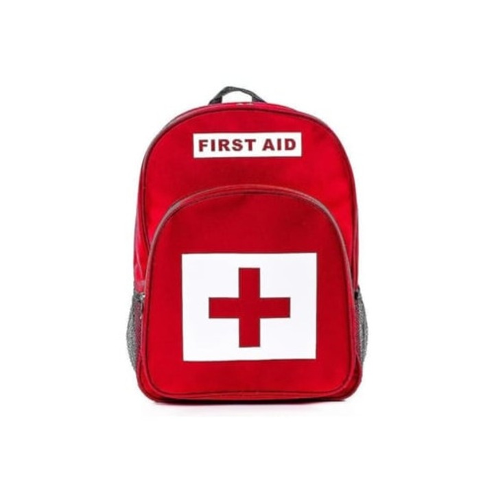Kültéri sürgősségi hátizsák, elsősegélykészlet, piros, meghatározatlan méret