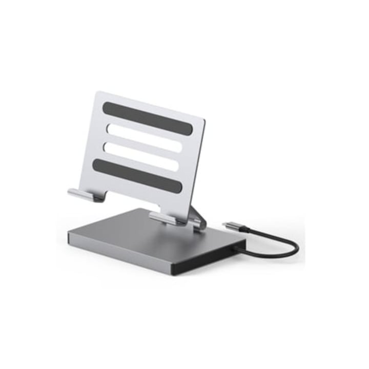 USB C dokkolóállomás, laptopállvány, alumínium, kompatibilis a Gusshious-szal