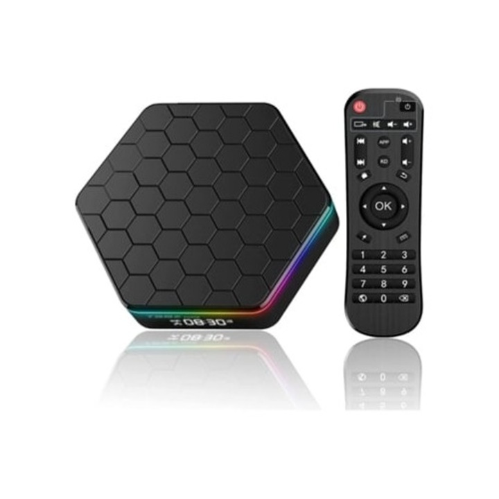 Mediaplayer 12.0 Android, 4 GB RAM, 64 GB ROM, 4K, 6K, Wifi 6, Bluetooth 5.0