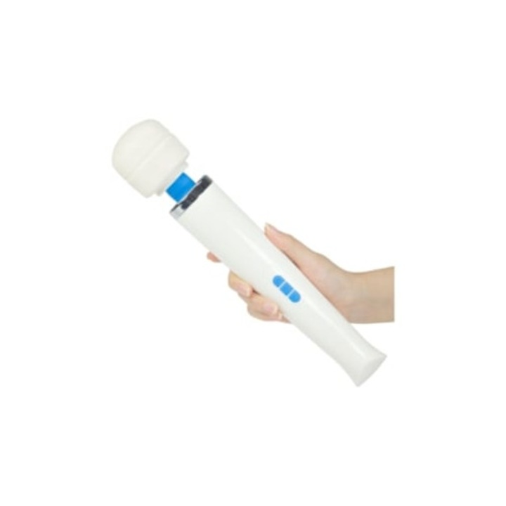 Силиконов вибратор, 20 честоти, 8 скорости, бял