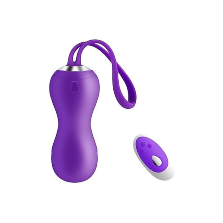 Vibrátor nőknek, vezeték nélküli, orvosi szilikonból, lila