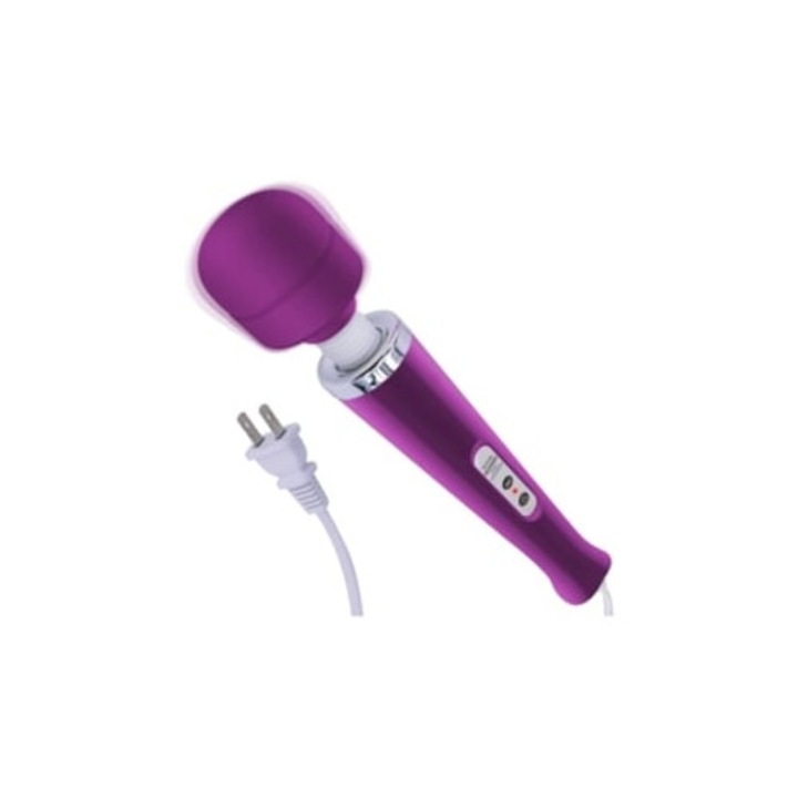 Gusshious vezetékes masszírozó, 10 pulzáló beállítás, lila, teljes testmasszírozó