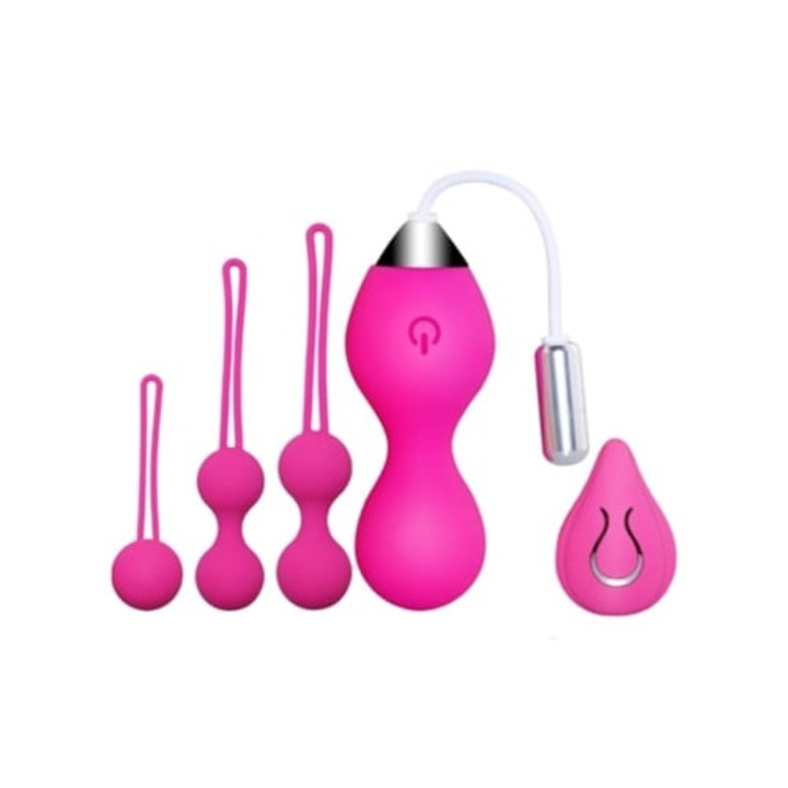 Távirányítós vibrátor, rózsaszín