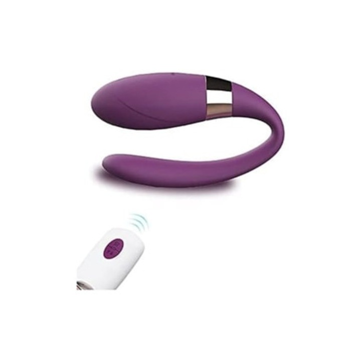 Vibrátor, többféle üzemmód, erős tapadókorong, szilikon, lila