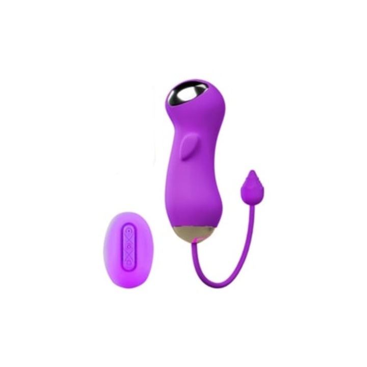 Távirányítós vibrátor, lila