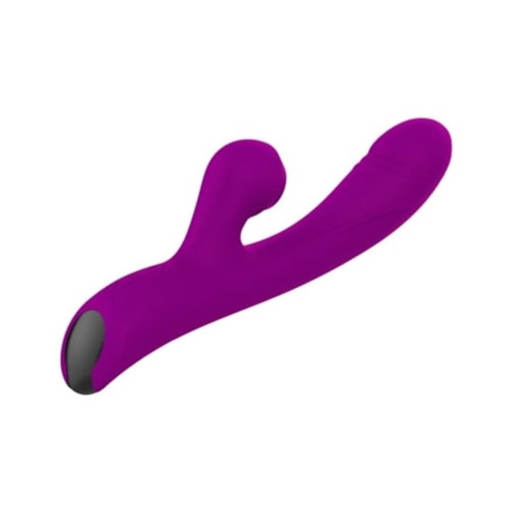 Golyóvibrátor csiklóstimulációhoz, 10 rezgésmód, vízálló, lila