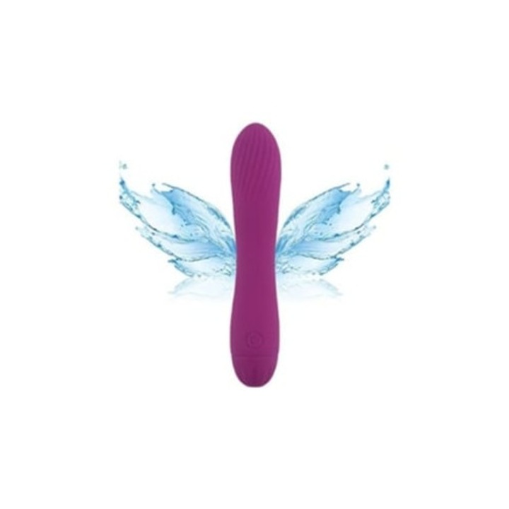 Hordozható vezeték nélküli, 100% vízálló elektromos vibrátor, lila