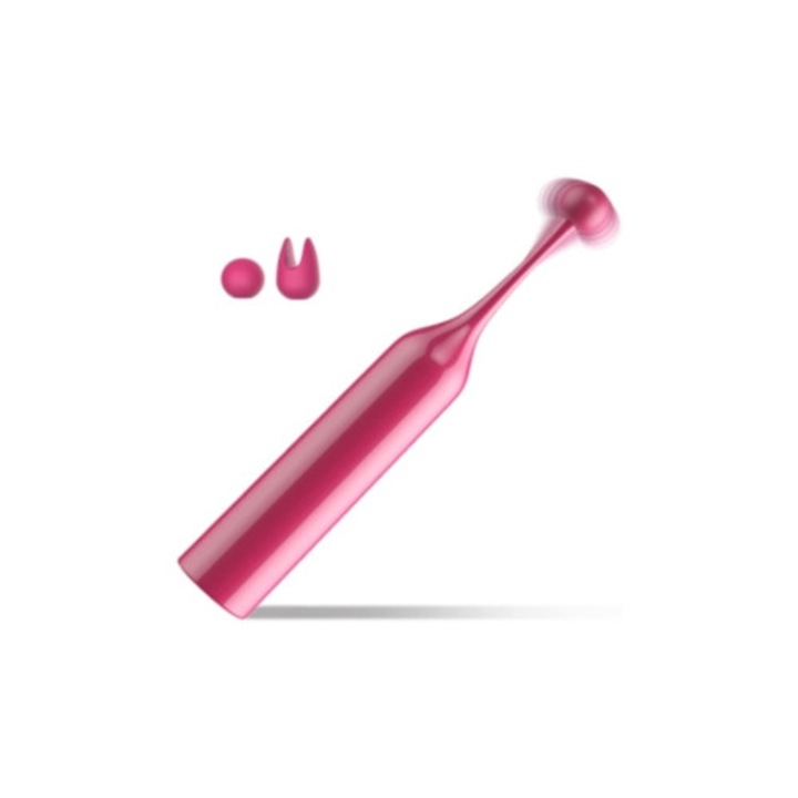 Mini klitorisz vibrátor, 10 vibrációs mód, rózsaszín