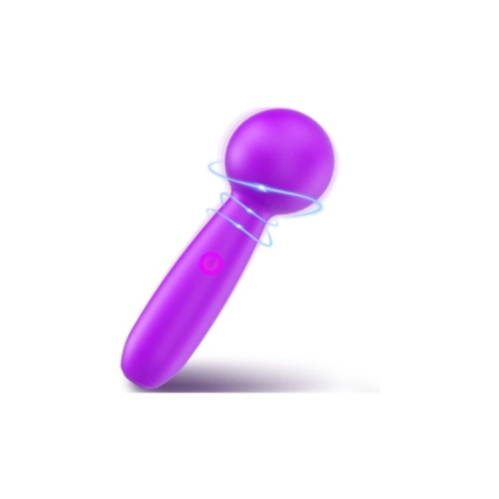 Mini vibrátor nőknek, 10 rezgésmód, lila