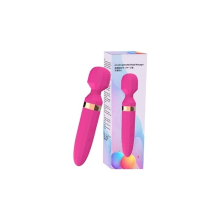 10 funkciós, rugalmas, rózsaszín, újratölthető testmasszírozó