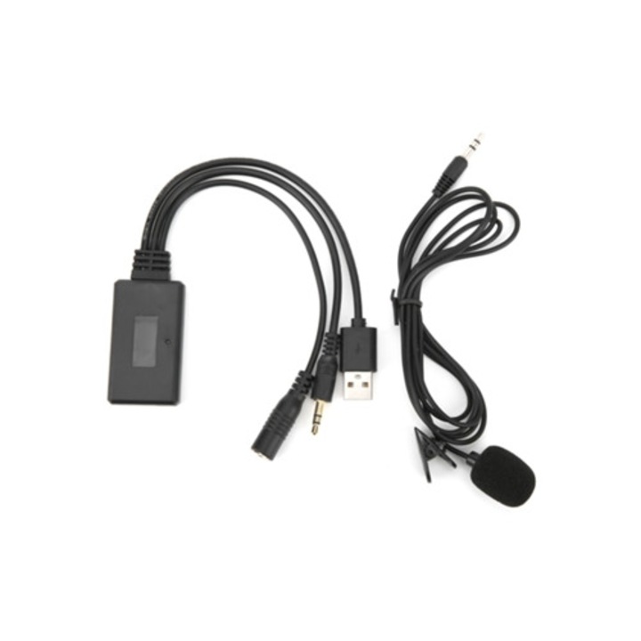 Adaptor Bluetooth 5.0 Aux cu microfon hands-free pentru Ford Focus/Mondeo