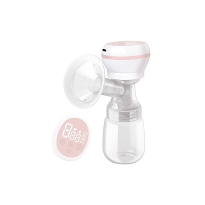 Elektromos mellszívó, LED kijelzővel, fehér üveg, Gusshious