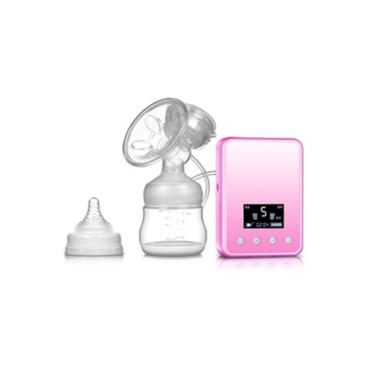 Gusshious hordozható, vezeték nélküli mellszívó, rózsaszín