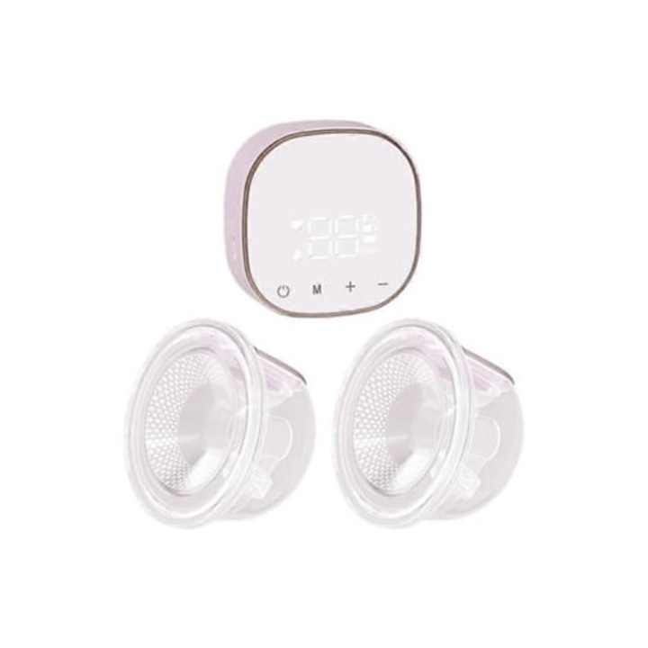 Elektromos mellszívó, 3 üzemmód, BPA, Rózsaszín